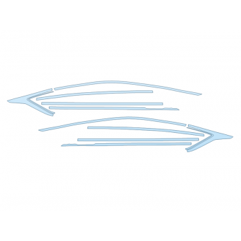 2025 CADILLAC CT5 V WINDOW TRIM paint protection film kit