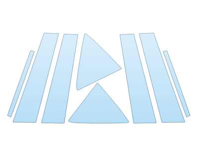 2025 CADILLAC CT5 V B PILLARS PPF kit 2025 CADILLAC CT5 V B PILLARS paint protection film kit