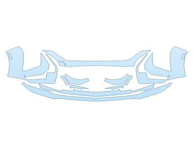 2025 CADILLAC CT5-V BLACKWING BUMPER PPF kit 2025 CADILLAC CT5-V BLACKWING BUMPER paint protection film kit