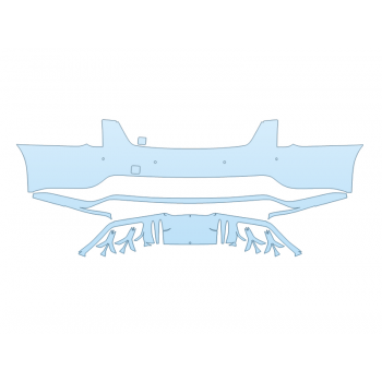 2025 CADILLAC CT5-V BLACKWING REAR BUMPER W SENSORS paint protection film kit