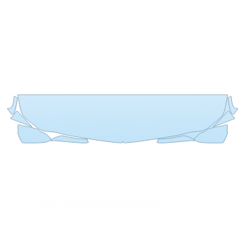 2025 CADILLAC CT5-V BLACKWING HOOD FENDERS MIRRORS 18 INCH STRAIGHT (WRAPPED EDGES) paint protection film kit