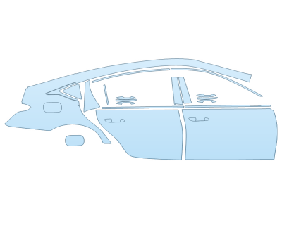 2025 CADILLAC CT5-V BLACKWING FULL PASSENGER SIDE PPF kit 2025 CADILLAC CT5-V BLACKWING FULL PASSENGER SIDE paint protection film kit