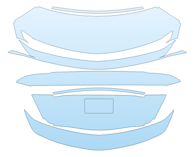 2025 CADILLAC CT5-V BLACKWING FULL TRUNK SPOILER PPF kit 2025 CADILLAC CT5-V BLACKWING FULL TRUNK SPOILER paint protection film kit