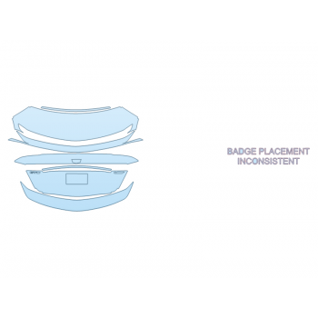 2025 CADILLAC CT5-V BLACKWING FULL TRUNK SPOILER BADGES PPF kit 2025 CADILLAC CT5-V BLACKWING FULL TRUNK SPOILER BADGES paint protection film kit