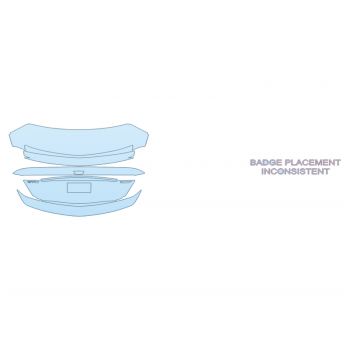 2025 CADILLAC CT5-V BLACKWING FULL TRUNK W BADGES PPF kit 2025 CADILLAC CT5-V BLACKWING FULL TRUNK W BADGES paint protection film kit