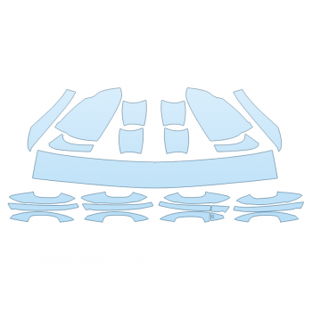 2025 CADILLAC CT5-V BLACKWING MIRRORS DOOR CUPS LUGGAGE AREA paint protection film kit