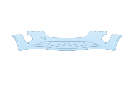 2027 CADILLAC CT4 LUXURY BUMPER paint protection film kit