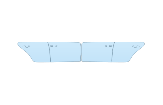 2027 CADILLAC CT4 LUXURY FULL DOORS paint protection film kit