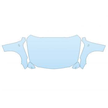 2026 CADILLAC CT4 LUXURY HOOD FENDERS MIRRORS FULL (WRAPPED EDGES) paint protection film kit