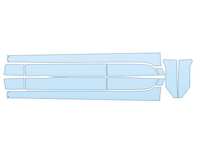 2025 CADILLAC CT4 LUXURY ROCKERS PPF kit 2025 CADILLAC CT4 LUXURY ROCKERS paint protection film kit