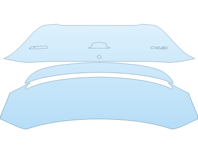2025 CADILLAC CT4 PREMIUM LUXURY TRUNK paint protection film kit
