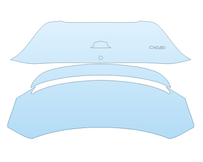 2025 CADILLAC CT4 PREMIUM LUXURY TRUNK / NO EMBLEM paint protection film kit