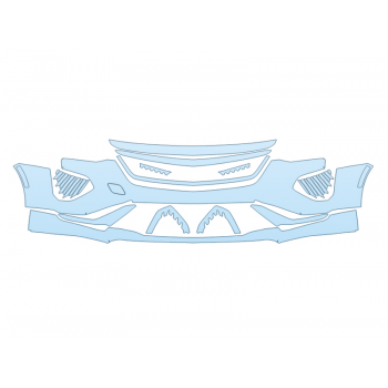 2025 CADILLAC CT4 SPORT BUMPER paint protection film kit