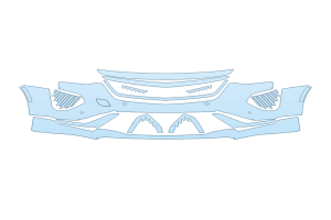 2027 CADILLAC CT4 SPORT BUMPER W SENSORS