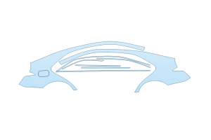 2027 CADILLAC CT4 SPORT REAR FULL FENDERS