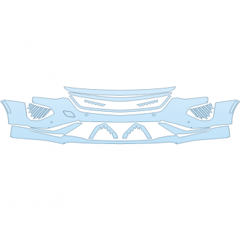 2025 CADILLAC CT4 V BUMPER W SENSORS paint protection film kit