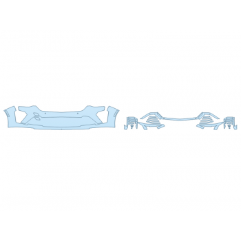 2025 CADILLAC CT4-V BLACKWING BUMPER W SENSORS PPF kit 2025 CADILLAC CT4-V BLACKWING BUMPER W SENSORS paint protection film kit