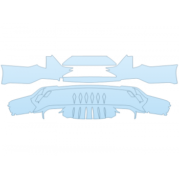 2025 CADILLAC CT4-V BLACKWING REAR BUMPER CARBON PACKAGE paint protection film kit