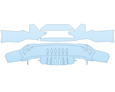 2025 CADILLAC CT4-V BLACKWING REAR BUMPER CARBON PACKAGE PPF kit 2025 CADILLAC CT4-V BLACKWING REAR BUMPER CARBON PACKAGE paint protection film kit