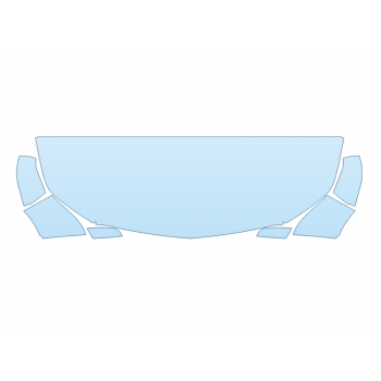 2025 CADILLAC CT4-V BLACKWING HOOD FENDERS MIRRORS 24 INCH STRAIGHT (WRAPPED EDGES) paint protection film kit