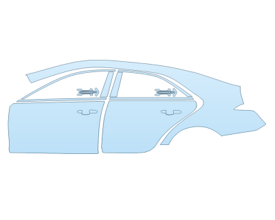 2025 CADILLAC CT4-V BLACKWING DRIVER SIDE PPF kit 2025 CADILLAC CT4-V BLACKWING DRIVER SIDE paint protection film kit