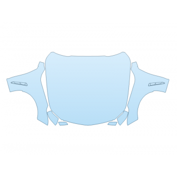 2025 CADILLAC CT4-V BLACKWING HOOD FENDERS MIRRORS FULL (WRAPPED EDGES) paint protection film kit