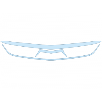 2025 CADILLAC CT4-V BLACKWING GRILL PPF kit 2025 CADILLAC CT4-V BLACKWING GRILL paint protection film kit