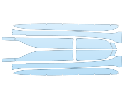 2025 CADILLAC CT4-V BLACKWING ROCKERS PPF kit 2025 CADILLAC CT4-V BLACKWING ROCKERS paint protection film kit