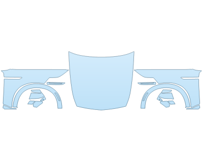 2025 CADILLAC ESCALADE IQ LUXURY HOOD FENDERS MIRRORS FULL PPF kit 2025 CADILLAC ESCALADE IQ LUXURY HOOD FENDERS MIRRORS FULL paint protection film kit