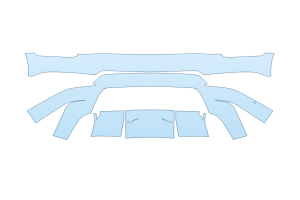 2027 CADILLAC ESCALADE IQ PREMIUM LUXURY REAR BUMPER