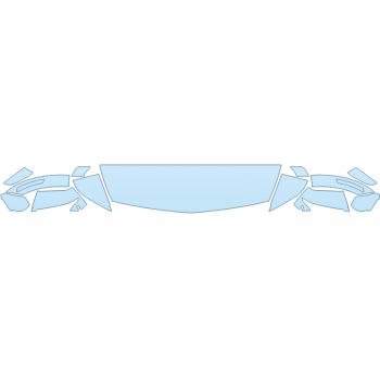 2025 CADILLAC ESCALADE IQ PREMIUM LUXURY HOOD FENDERS MIRRORS 24 INCH STRAIGHT (WRAPPED EDGES) paint protection film kit