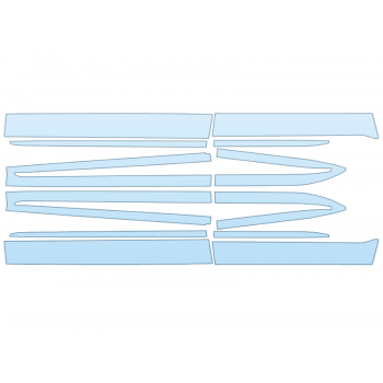 2025 CADILLAC ESCALADE IQ PREMIUM LUXURY ROCKERS paint protection film kit