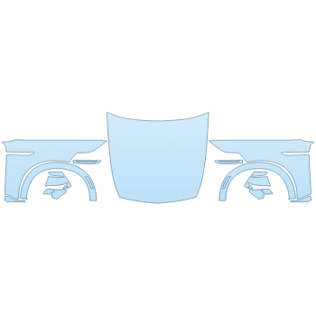 2025 CADILLAC ESCALADE IQ PREMIUM SPORT HOOD FENDERS MIRRORS FULL paint protection film kit