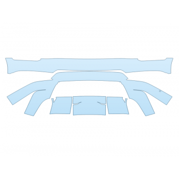 2025 CADILLAC ESCALADE IQ SPORT REAR BUMPER paint protection film kit