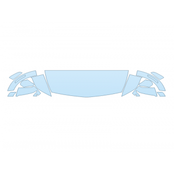 2025 CADILLAC ESCALADE IQL LUXURY HOOD FENDERS MIRRORS 24 INCH STRAIGHT (WRAPPED EDGES) paint protection film kit