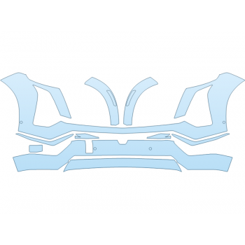 2026 CADILLAC VISTIQ LUXURY BUMPER W SENSORS paint protection film kit