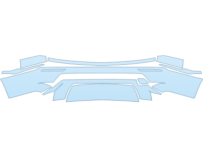 2026 CADILLAC VISTIQ LUXURY REAR BUMPER paint protection film kit