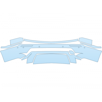 2026 CADILLAC VISTIQ LUXURY REAR BUMPER W SENSORS PPF kit 2026 CADILLAC VISTIQ LUXURY REAR BUMPER W SENSORS paint protection film kit