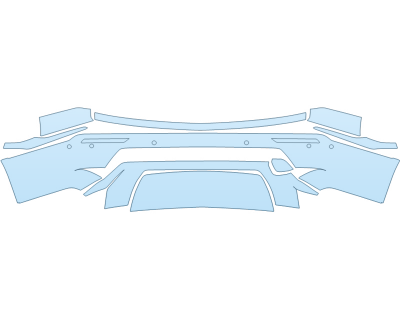 2026 CADILLAC VISTIQ LUXURY REAR BUMPER W SENSORS paint protection film kit