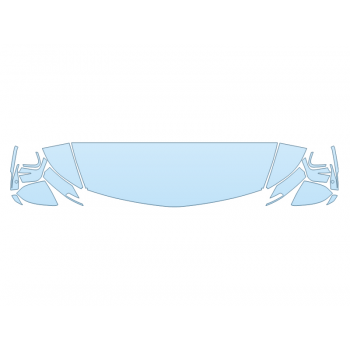 2026 CADILLAC VISTIQ LUXURY HOOD FENDERS MIRRORS 18 INCH STRAIGHT (WRAPPED EDGES) paint protection film kit