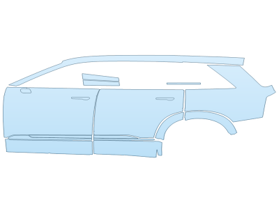 2026 CADILLAC VISTIQ LUXURY FULL DRIVER SIDE paint protection film kit