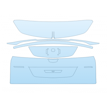 2026 CADILLAC VISTIQ LUXURY FULL REAR HATCH W/EMBLEMS PPF kit 2026 CADILLAC VISTIQ LUXURY FULL REAR HATCH W/EMBLEMS paint protection film kit