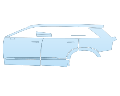 2026 CADILLAC VISTIQ PLATINUM FULL DRIVER SIDE paint protection film kit