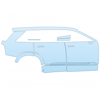 2026 CADILLAC VISTIQ PLATINUM FULL PASSENGER SIDE paint protection film kit