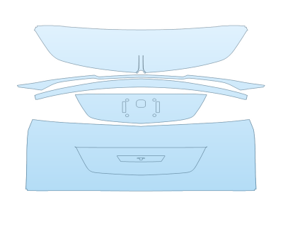 2026 CADILLAC VISTIQ PLATINUM FULL REAR HATCH NO EMBLEMS paint protection film kit