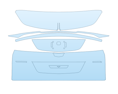 2026 CADILLAC VISTIQ PLATINUM FULL REAR HATCH W/EMBLEMS paint protection film kit