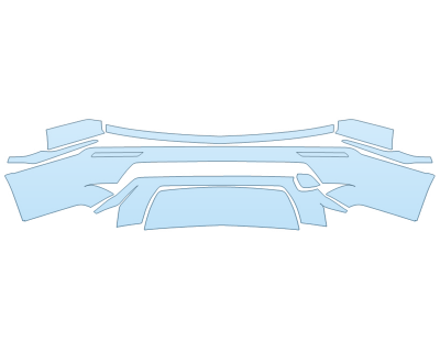 2026 CADILLAC VISTIQ PREMIUM LUXURY REAR BUMPER paint protection film kit
