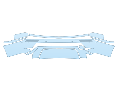 2026 CADILLAC VISTIQ PREMIUM LUXURY REAR BUMPER W SENSORS paint protection film kit