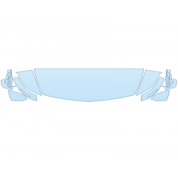 2026 CADILLAC VISTIQ PREMIUM LUXURY HOOD FENDERS MIRRORS 24 INCH STRAIGHT (WRAPPED EDGES) paint protection film kit