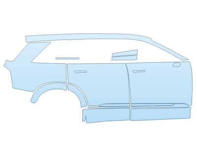 2026 CADILLAC VISTIQ PREMIUM LUXURY FULL PASSENGER SIDE paint protection film kit